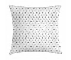 Rabbits Patterned Eggs Pillow Cover