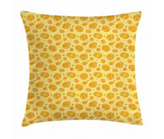 Cheerful Holiday Daisies Pillow Cover