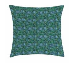 Tropical Foliage Pillow Cover