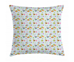 Owls Cakes Presents Pillow Cover