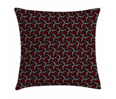 Curvy and Dotted Pillow Cover
