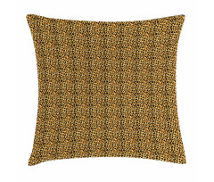 Wild Feline Tile Pillow Cover