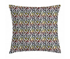 Colorful Mammal Pillow Cover