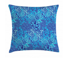 Abstract Fish Skin Scales Pillow Cover