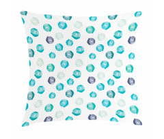 Round Shapes Pastel Colors Pillow Cover