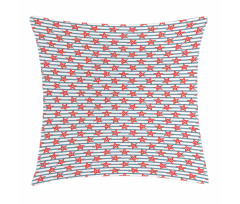 Seastars with Stripes Pillow Cover