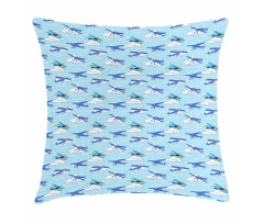 Flying Crafts Pillow Cover