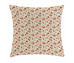 Heart Shaped Cookies Pillow Cover