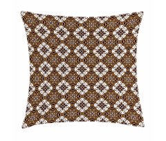 Batik Floral Pattern Pillow Cover