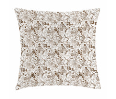 Classic Floral Motifs Pillow Cover