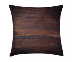 Aged Dark Timber Pillow Cover