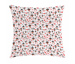 Ornate Hearts Pillow Cover