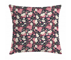 Night Garden Sakura Pillow Cover