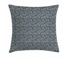 Lace Style Flower Design Pillow Cover