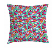 Botanic Spring Pattern Pillow Cover