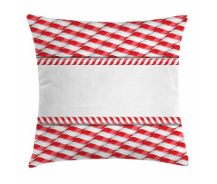 Abstract Xmas Border Pillow Cover