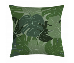 Camo Palm Leaves Pillow Cover