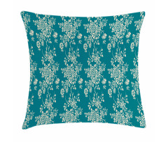 Roses on Blossoming Branches Pillow Cover