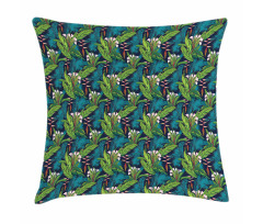 Tropical Jungle Pattern Pillow Cover