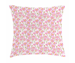 Blossoming Spring Flower Pillow Cover