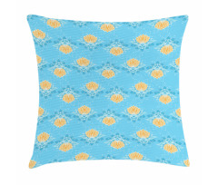 Japanese Themed Flora Pillow Cover