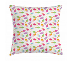 Cartoon Vibrant Color Pillow Cover