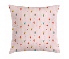 Pastel Pattern Pillow Cover