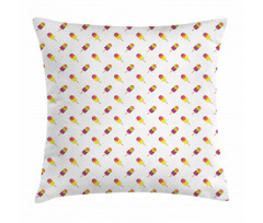 Colorful Summer Snack Pillow Cover