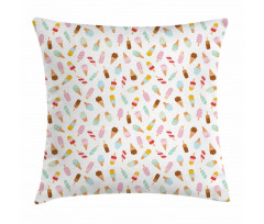 Doodle Diary Desserts Pillow Cover