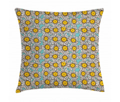 Sketch Daisies Pillow Cover