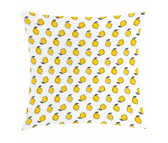 Doodle Lemons Pillow Cover