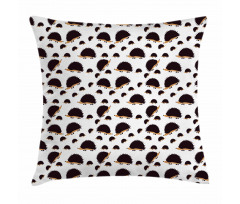 Porcupine Characters Pillow Cover