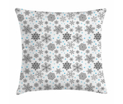 Lace Style Winter Pillow Cover