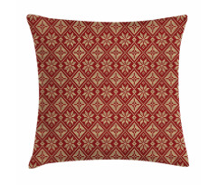 Bicolor Winter Design Pillow Cover