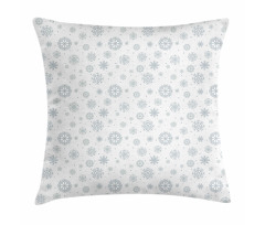 Winter Motif Doodle Pillow Cover