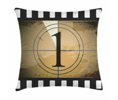 Grunge Countdown Pillow Cover