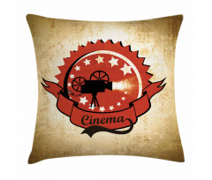 Old Camera Stars Pillow Cover
