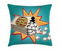 Retro Popcorn Pillow Cover