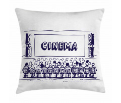 Audience Cinema Pillow Cover