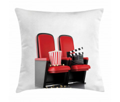 3D Theater Seats Pillow Cover