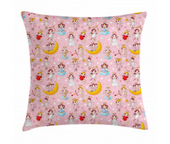 Fairies Music Cheerful Pillow Cover