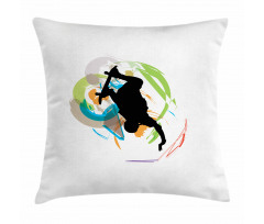 Skating Teen Tumble Pillow Cover