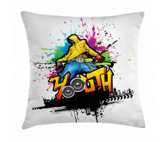 Young Man Hip Hop Culture Pillow Cover