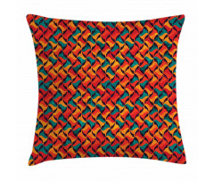 Abstract Funky Waves Pillow Cover