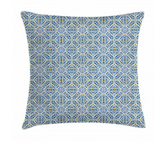 Portuguese Floral Retro Pillow Cover