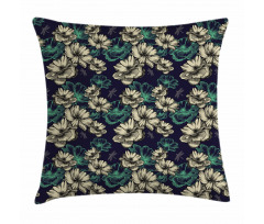 Blossoms Dragonflies Pillow Cover