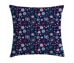 Pansy Bluebell Dandelion Pillow Cover