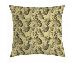 Tropic Grunge Pattern Pillow Cover