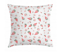 Grunge Fruit Pattern Pillow Cover