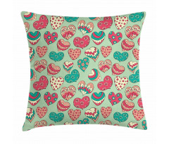 Colorful Love Cheers Pillow Cover